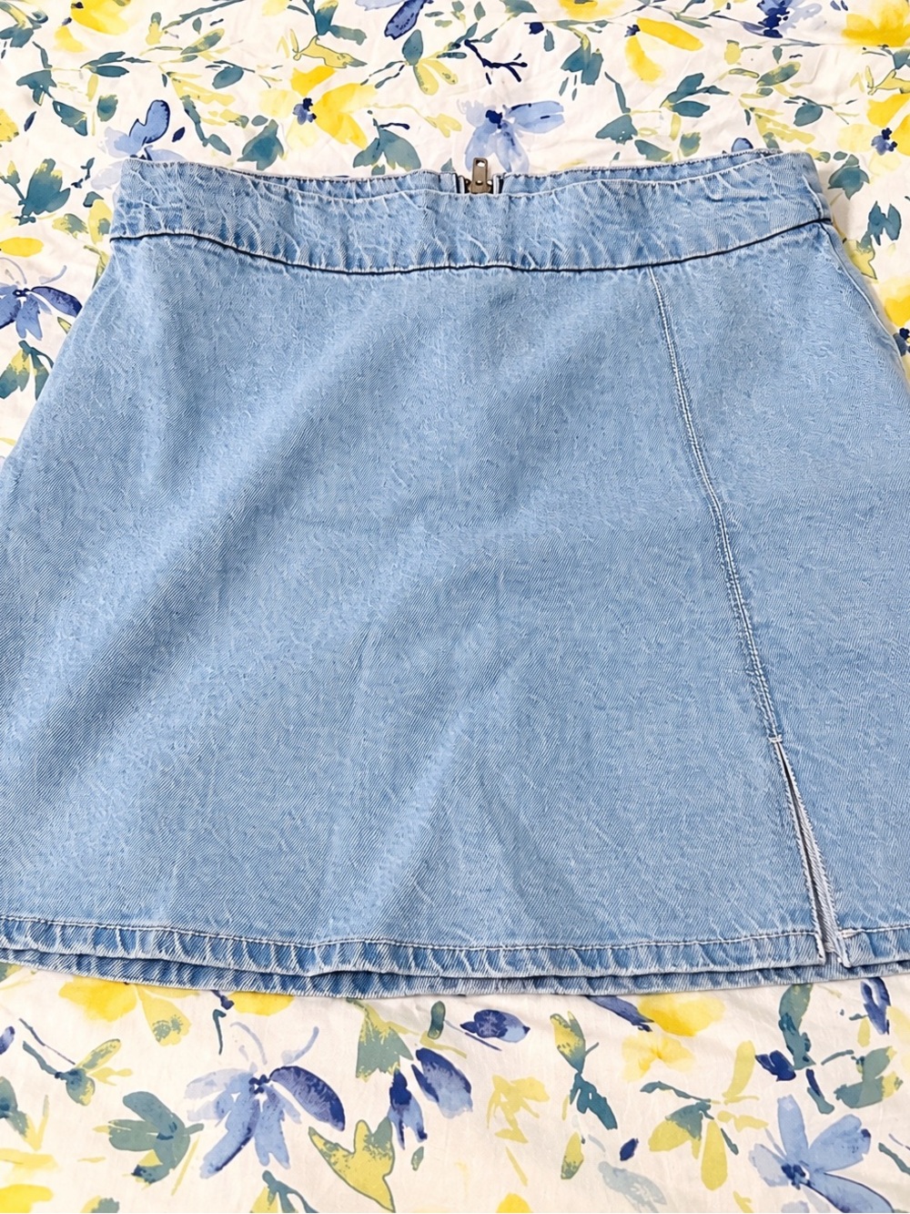 Billabong Light Blue Denim Mini Skirt